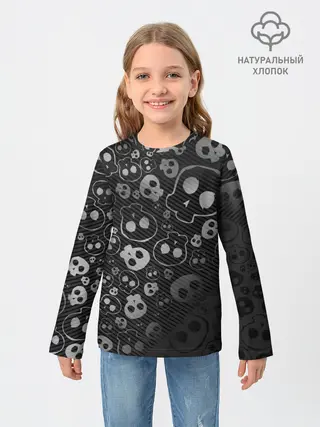 Детский лонгслив / ART SKULL