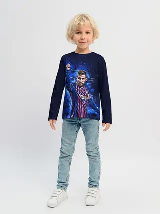 Детский лонгслив / Lionel Messi | Barcelona | 10