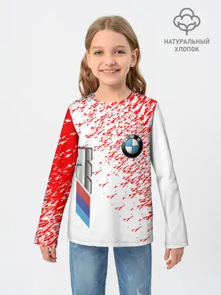 Детский лонгслив / bmw