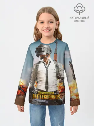 Детский лонгслив / PUBG