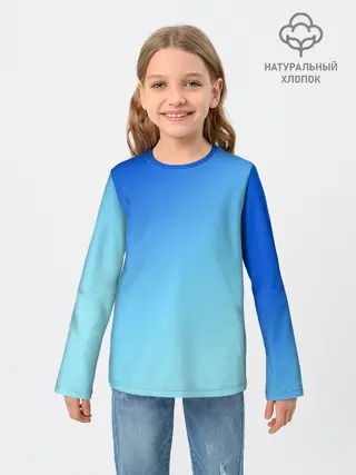 Детский лонгслив / blue