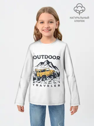 Детский лонгслив / Путешественник | Outdoor