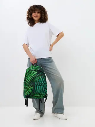 Рюкзак джинсовый / Сочные тропики