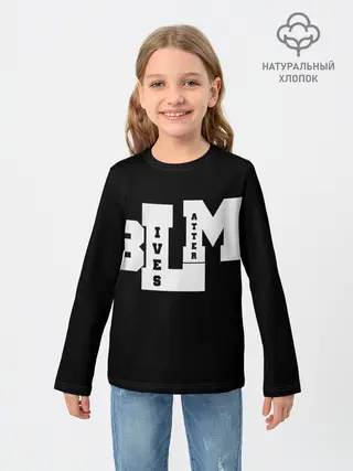 Детский лонгслив / Black Lives Matter