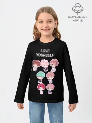 Детский лонгслив / BTS Love Yourself
