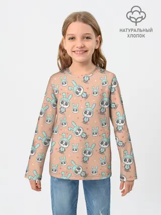 Детский лонгслив / ЗАЙКИ
