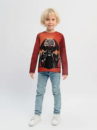 Детский лонгслив / Justice League