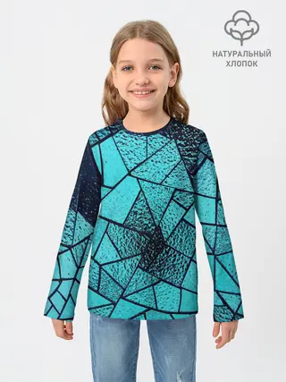Детский лонгслив / НЕОНОВЫЙ ВИТРАЖ