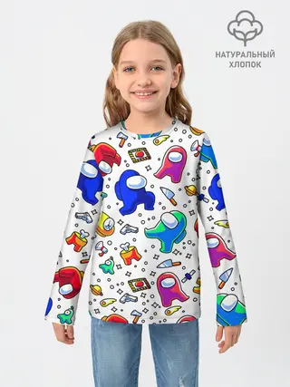 Детский лонгслив / AMONG US