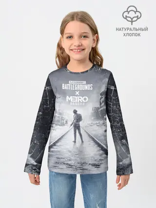 Детский лонгслив / PUBG x METRO Exodus
