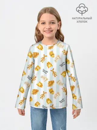 Детский лонгслив / Baked Goods Pattern