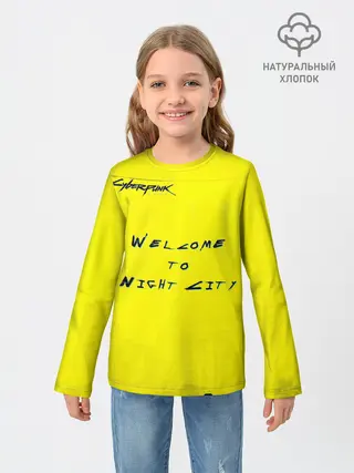 Детский лонгслив / Cyberpunk 2077