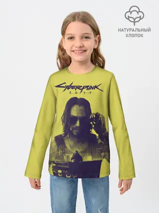 Детский лонгслив / Cyberpunk 2077