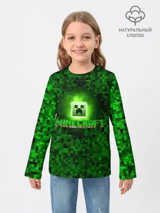 Детский лонгслив / Minecraft