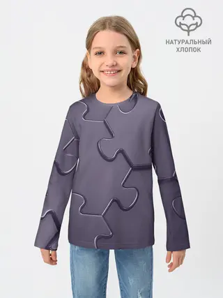 Детский лонгслив / Puzzles