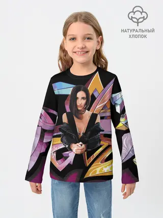 Детский лонгслив / Supergirl