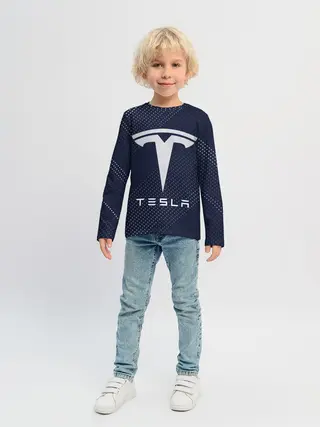 Детский лонгслив / TESLA / Тесла