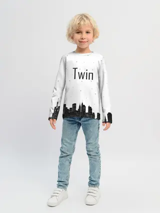 Детский лонгслив / Twin cities