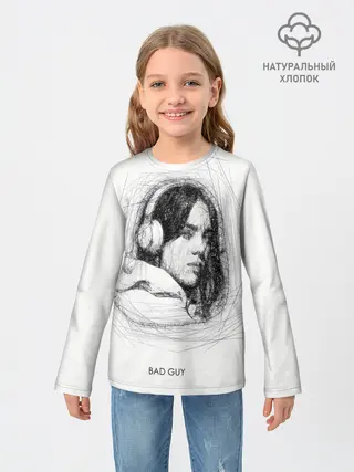 Детский лонгслив / Billie Eilish