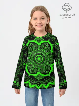 Детский лонгслив / Mandala