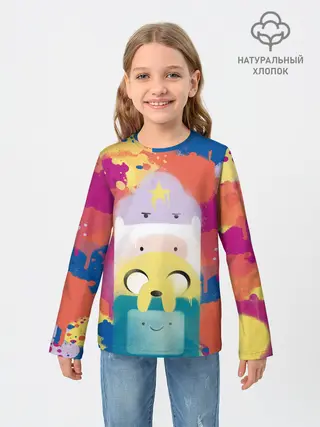 Детский лонгслив / Adventure Time