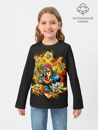 Детский лонгслив / JoJo Bizarre Adventure