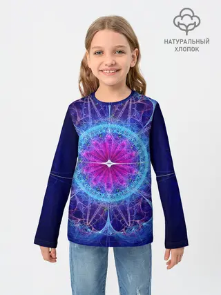 Детский лонгслив / Mandala 2