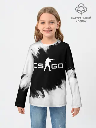 Детский лонгслив / CS:GO BW