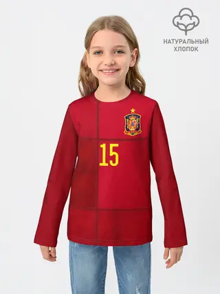 Детский лонгслив / Ramos home EURO 2020