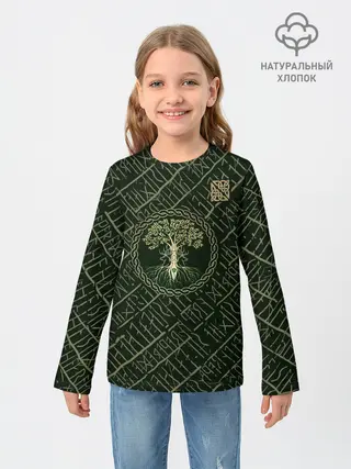 Детский лонгслив / Дерево жизни
