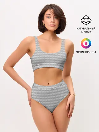 Женские топ и трусы / Советский забор