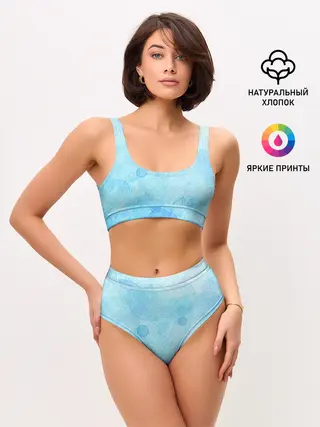 Женские топ и трусы / Пузыри воздуха