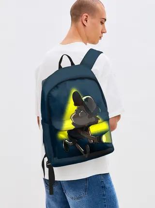 Рюкзак джинсовый / Dipper and yellow triangle