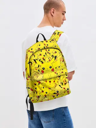 Рюкзак джинсовый / ПИКАЧУ ПОКЕМОН PIKA PIKA
