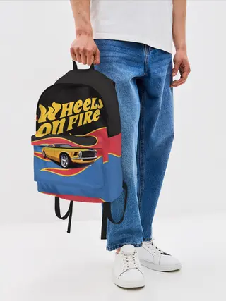 Рюкзак джинсовый / Hot Wheels. Хот Вилс