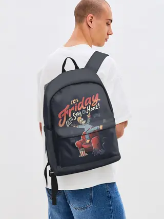 Рюкзак джинсовый / Домашняя пятница