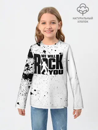 Детский лонгслив / Queen - We Will Rock You