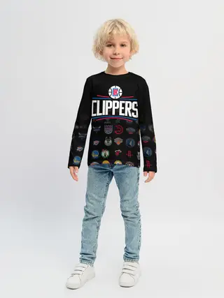 Детский лонгслив / Los Angeles Clippers