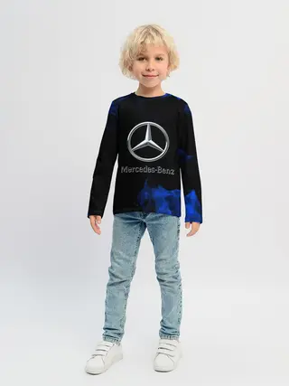Детский лонгслив / mercedes