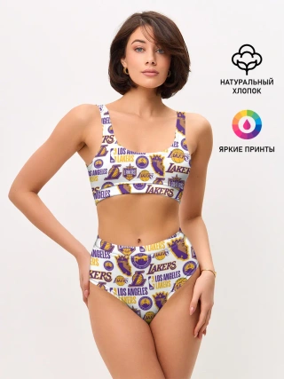 Женские топ и трусы / LAKERS LOGO