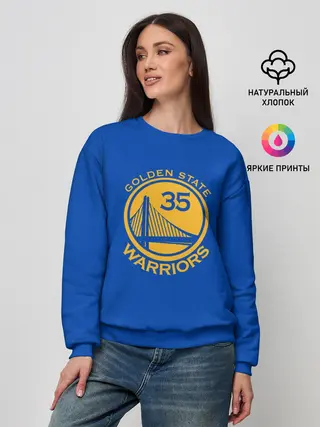 Женский свитшот / Kevin Durant форма GSW