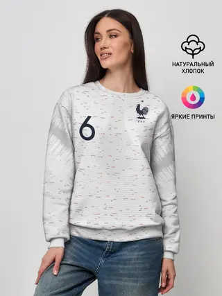Женский свитшот / Pogba away 2018 WC