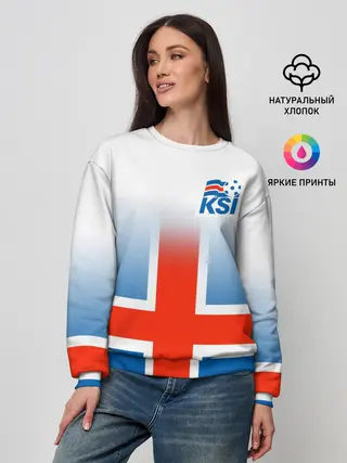 Женский свитшот / KSI ICELAND SPORT