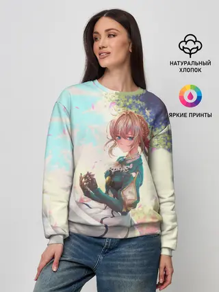 Женский свитшот / Violet Evergarden_8