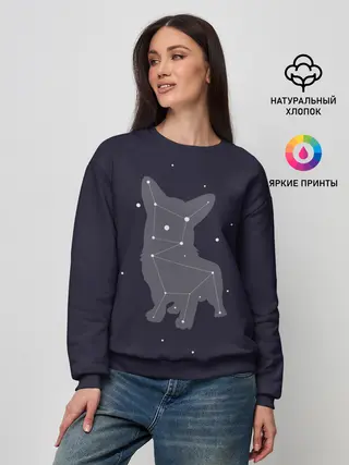 Женский свитшот / Корги