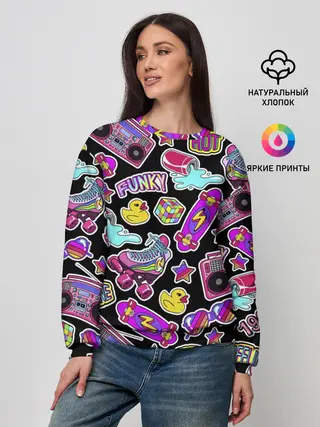 Женский свитшот / Back to 90