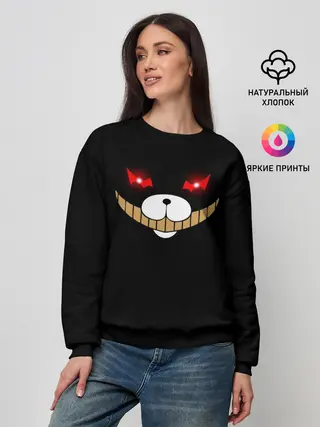 Женский свитшот / KUROKUMA на черном