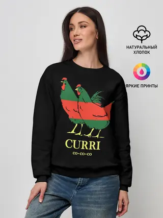 Женский свитшот / Куры
