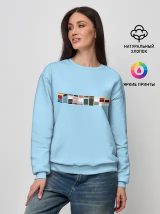 Женский свитшот / Футурама - минимализм
