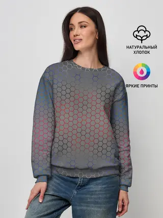 Женский свитшот / Кевлар Color Big